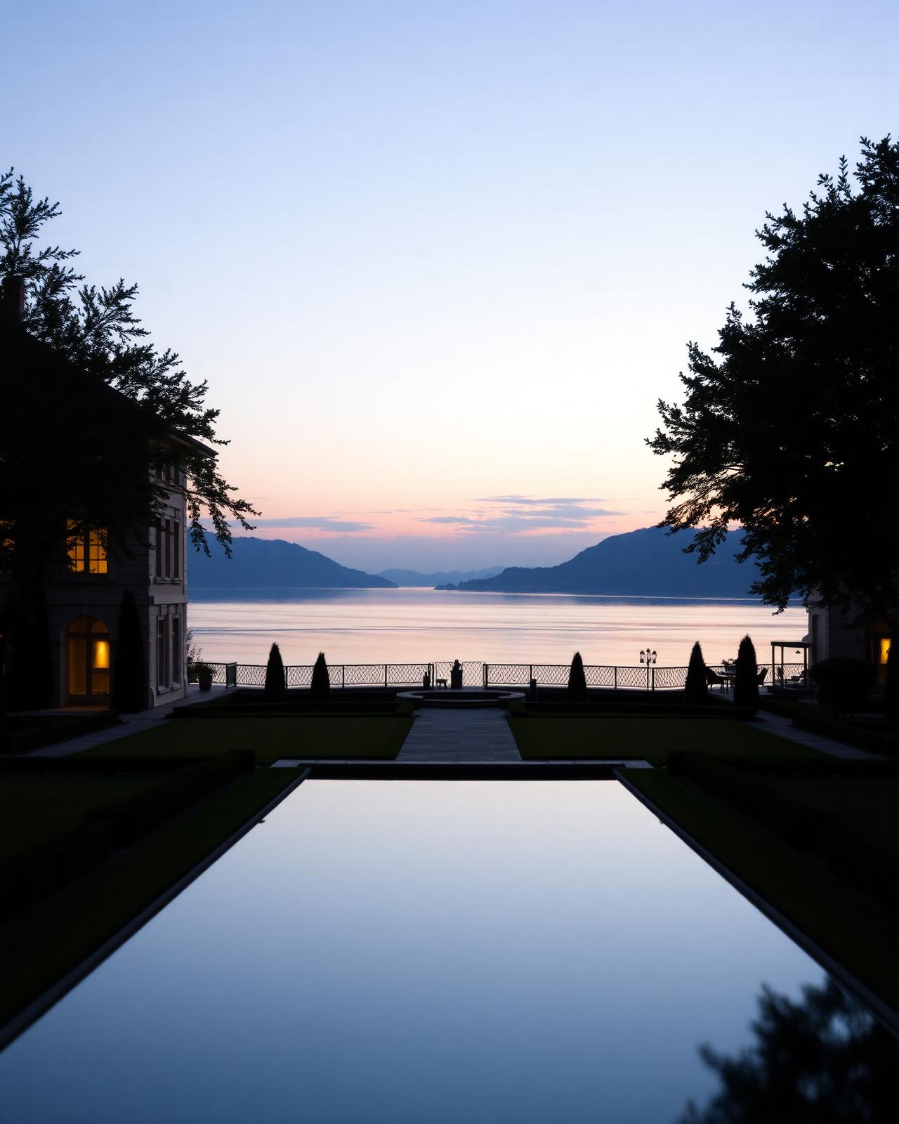 Villa au bord du lac